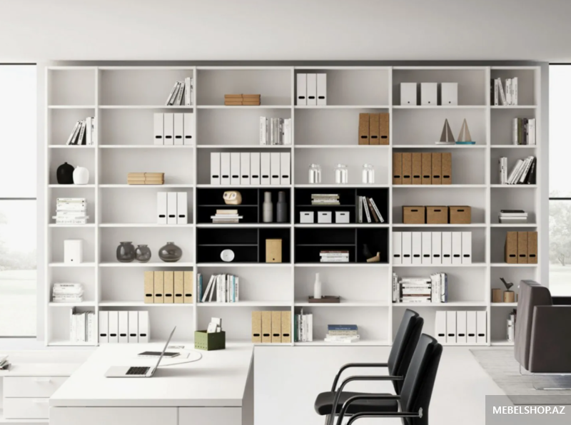 Ofis məkanları üçün hansı model rəflər uyğundur?