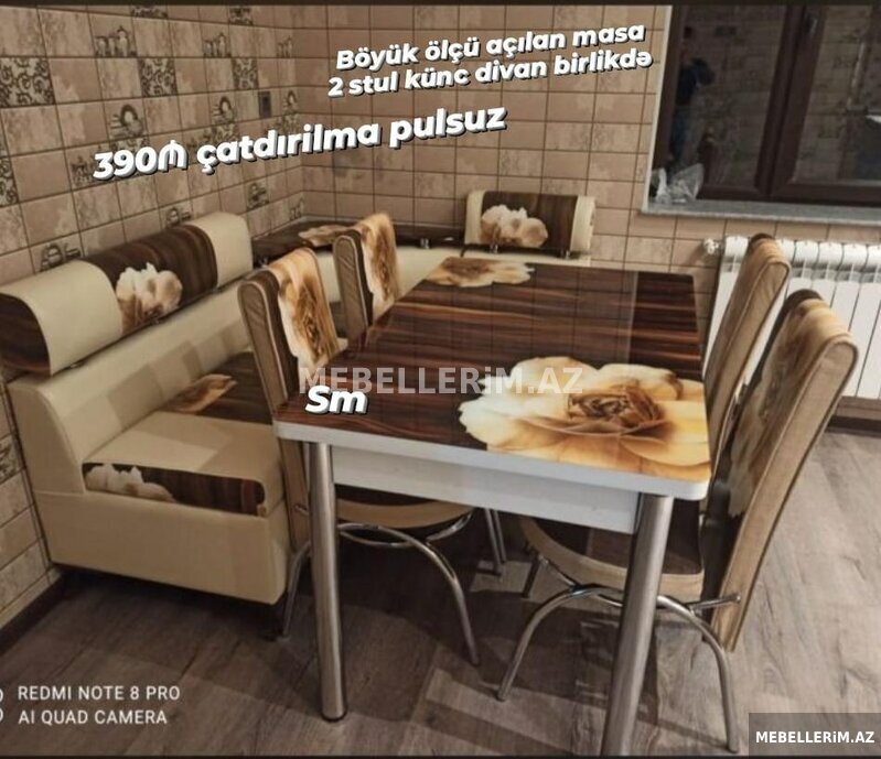 Merbex üçün divan ve masa desti