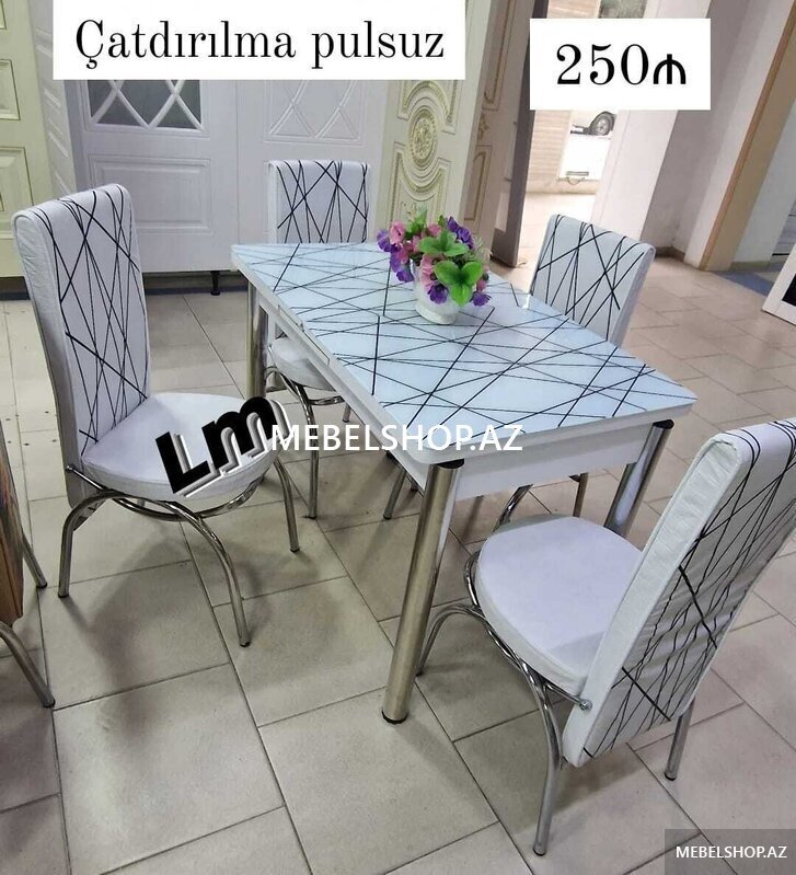 mətbəx üçün stol stul dəsti - MEBELSHOP.AZ