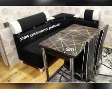 Kuxna üçün stol stul dəsti