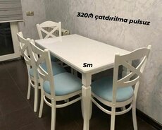 Kuxna üçün stol stul dəsti
