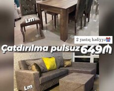 Divan və masa desti