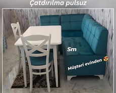 Mətbəx üçün divan masa dəsti