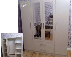 4 qapılı dolab