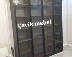 Mağaza vitrinlərinin yığımı