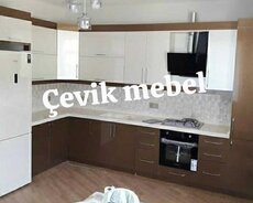 Mətbəx mebellərinin yığımı