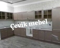 Mətbəx üçün mebellərin yığılması