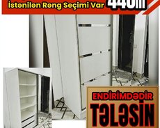 Reys Mexanizmli Güzgülü Dolab
