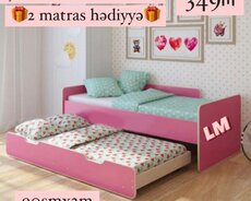 İkinəfərlik uşaq çarpayısı.sifarişlə