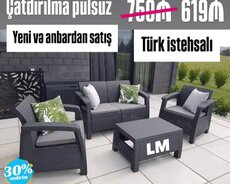 Mətbəx üçün divan masa desti