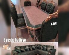 Divan + Masa dəsti