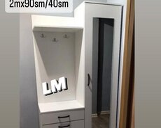 Dəhliz dolabı təmiz laminatla