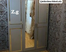 3 qapı dolab