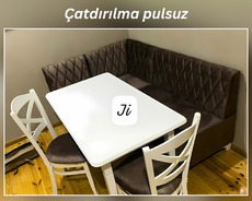 mətbəx masa divan desti