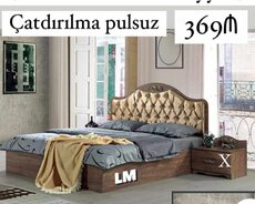 İkinəfərlik Taxt+baza+matras