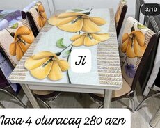 Kuxna üçün stol stul