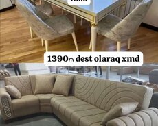 Divan və masa desti