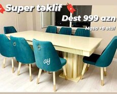 Masa və oturacaqlar