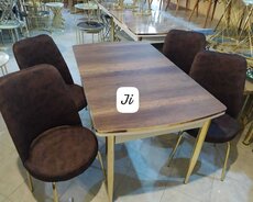 Kuxna üçün stol stul desti