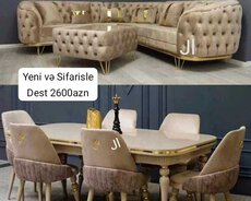 Divan və masa desti