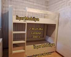 2 mərtəbə çarpayı