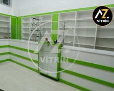 Aptek üçün vitrin mebel sifariş