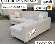 Künc divan, Yeni, Açılan, Bazalı, Parça, Şəhərdaxili pulsuz çatdırılma