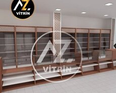 Kosmetika və parfum üçün vitrin mebelləri