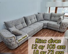 Künc divan, Yeni, Açılan, Bazalı, Nabuk, Şəhərdaxili pulsuz çatdırılma