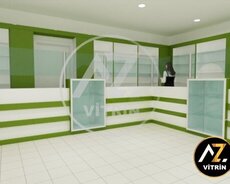 Aptek vitrinlərin sifarişi