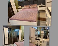 İkinəfərlik çarpayı, Dolab, Termo, 2 tumba, Azərbaycan, Yeni