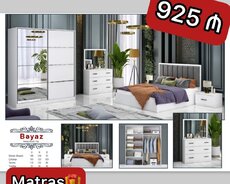 İkinəfərlik çarpayı, Dolab, Termo, 2 tumba, Azərbaycan, Yeni