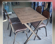 Restoran, kafe, bağ, mətbəx və s üçün masa desti
