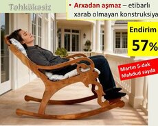 Yellənən kreslo (taxtadan) Kreslo- kaçalka