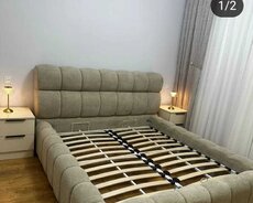 Taxt ikinəfərlik çarpayı