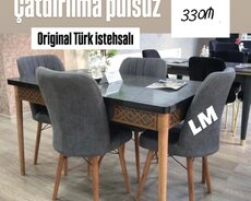 Masa + 4 Stul dəsti