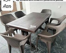 Plastik stol stul desti