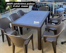Plastik stol stul desti