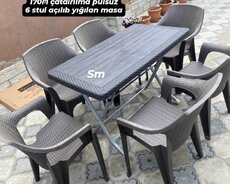 Plastik stol stul desti