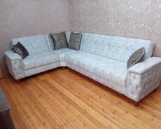 Paris künc divan yeni modern və bazalı