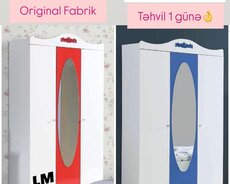 Üç qapılı dolab - Fabrik istehsali