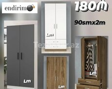 İki qapılı dolablar təmiz laminatla