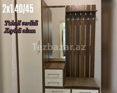 Dəhliz dolabı təmiz laminatla