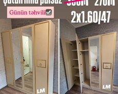 Dörd qapılı dolablar