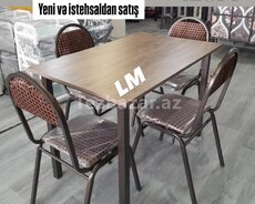 Bağ, mətbəx və eyvan üçün Masa dəstl