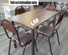 Bağ, mətbəx və eyvan üçün Masa dəstl