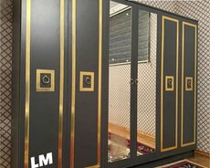 Altı qapılı dolablar təmiz laminatla