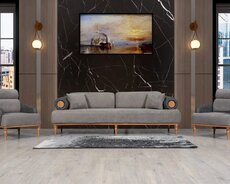 yeni modern divan kreslo modeli