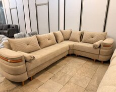 krem mebel küncluk uqlavoy divan