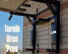 Turnik pres brus 3ü 1də